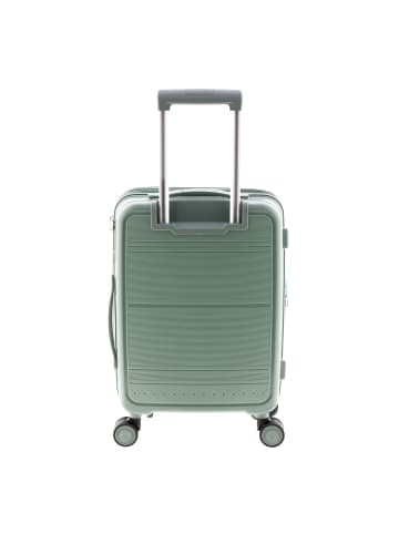 Gladiator 3500 4 Rollen Kabinentrolley 55 cm mit Dehnfalte in jade green
