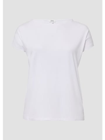 s.Oliver T-Shirt in 0100_weiß