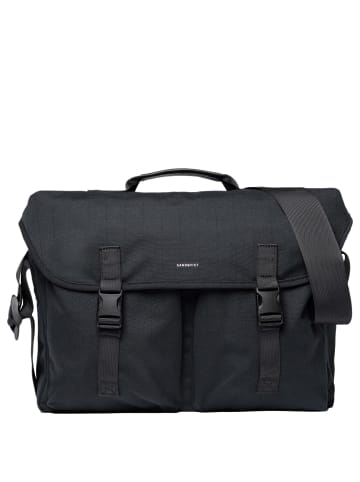 SANDQVIST Everyday Messenger Bag - Umhängetasche 40 cm (black) in schwarz