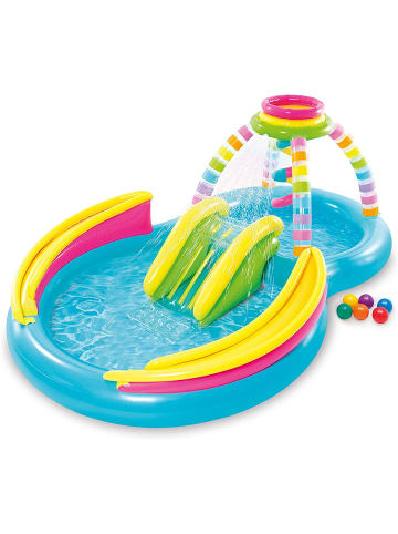 Intex Playcenter "Rainbow Funnel" 295x191x109cm ab 2 Jahre in bunt