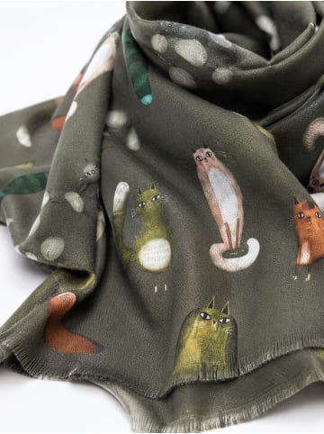 collezione alessandro Schal " Minka " in khaki