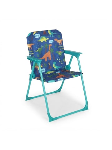 relaxdays Kinder-Klappstuhl "Dino" in Bunt - (B)36 x (H)51,5 x (T)37,5 cm