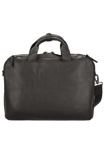 D&N Business Line - Aktentasche 40 cm Leder (black) in schwarz