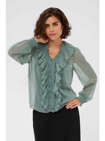 Kaffe Bluse langarm KAmarcella Regular fit in Balsam Green
