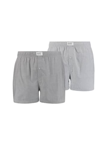 Levi´s Web-Boxershorts 4er Pack in Grau/Hellblau