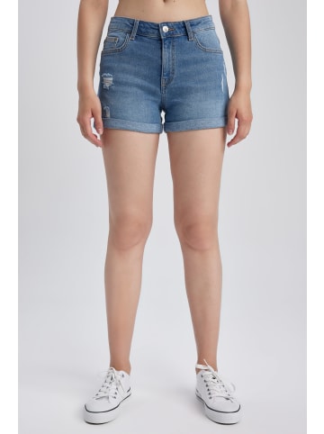 DeFacto Jeansshorts WANNA in Mittelblau