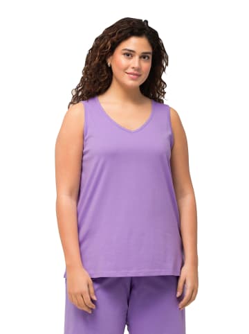 Ulla Popken Strick-Top in blauer flieder