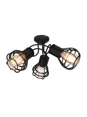 Globo lighting Deckenleuchte "CLASTRA" in black