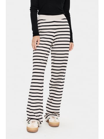 SAINT TROPEZ Casual Hose MilaSZ Gerade Passform in Gray Morn Mila Stripe
