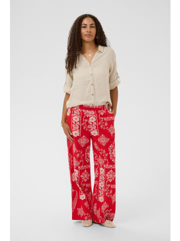 Cream Casual Hose CRGianna Straight fit in Red Ethnic print