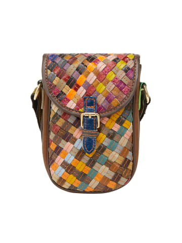 IZIA Women Messenger Bag in Black Multicolor