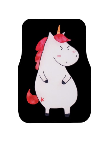 Mr. & Mrs. Panda Automatte Einhorn Wut ohne Spruch in Schwarz