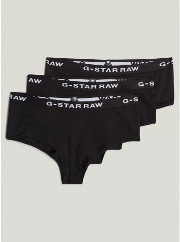 G-Star Raw Hipster 3 Pack black/black/black