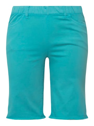 Ulla Popken Bermuda in tiefes aqua