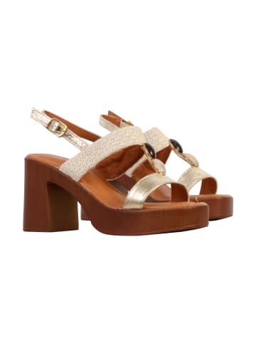 Joia Sandalen mit Absatz Gold