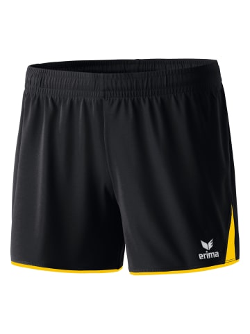 erima Classic 5-C Shorts in schwarz/gelb