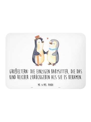 Mr. & Mrs. Panda Magnet Großeltern Babysitter mit Spruch in Weiß