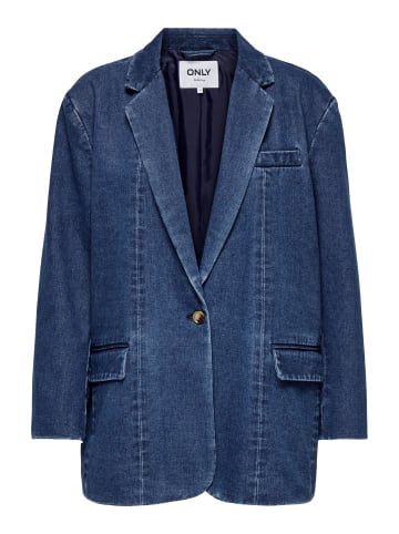 ONLY Blazer in Medium Blue Denim