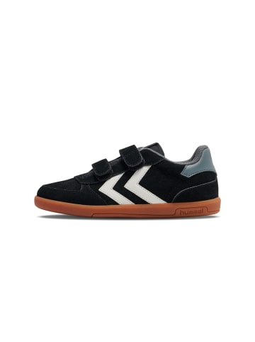 Hummel Klettverschluss Sneaker Victory Suede Lebensstil Kinder in ANTHRACITE