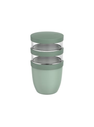 Mepal Lunchpot Ellipse 500 ml + 2x 200 ml in Nordic Sage