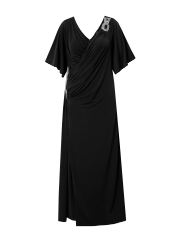 Ulla Popken Midikleid in schwarz