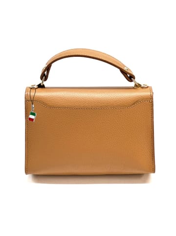 Florence Florence Handtasche Leder tan, hellbraun ca. 23cm