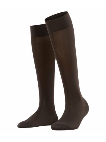 Falke Kniestrümpfe Cotton Touch in Dark brown