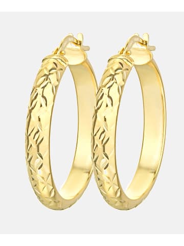 Vanlere Creolen aus 375 Gelbgold