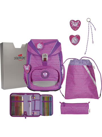 DerDieDas derdiedas Schulranzen Set 5-tlg. ErgoFlex Light Purple Unicorn in lila