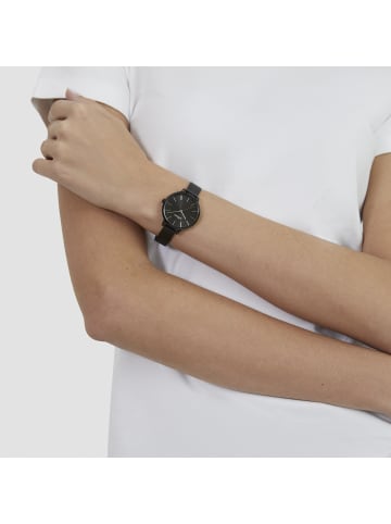 s.Oliver Armbanduhr Lovely Time in schwarz