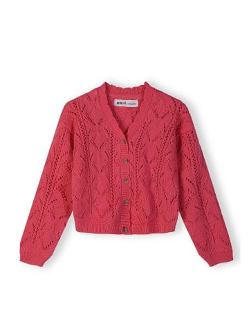 Minoti Cardigan 30KNIT101 in pink