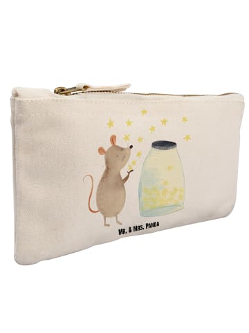 Mr. & Mrs. Panda Schminktasche Maus Sterne ohne Spruch in Weiß