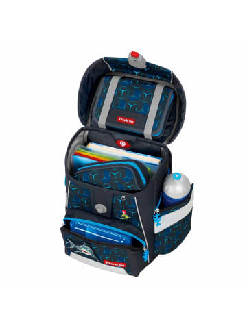 Step by Step Grundschulranzen-Set SPACE SHINE Shark Dexter in Blau