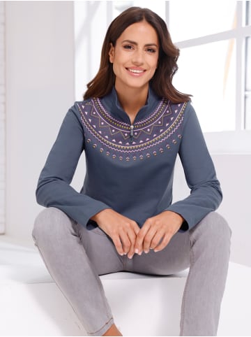 Sieh an! Freizeit-Sweatshirt in rauchblau
