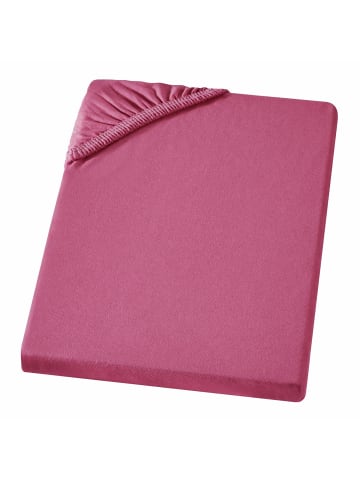Carpe Sonno Edel-Jersey Spannbettlaken in Pink