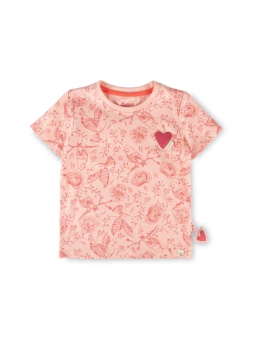 Sigikid T-Shirt Pink Birds in Hellrosa