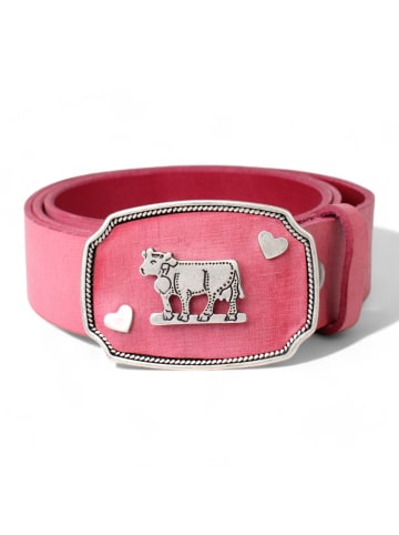 FRONHOFER Damen Trachtengürtel in Rosé