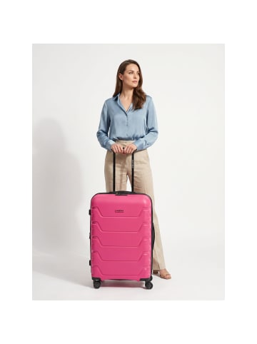 Smartbox Edition 01 4 Rollen Trolley 66 cm mit Dehnfalte pink