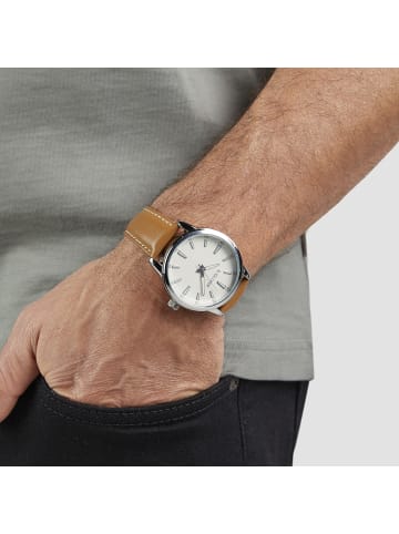 s.Oliver Armbanduhr Core Round in braun