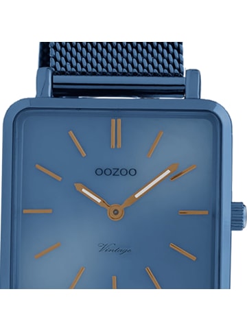 Oozoo Armbanduhr Oozoo Vintage Series dunkelblau klein (ca. 29mm)