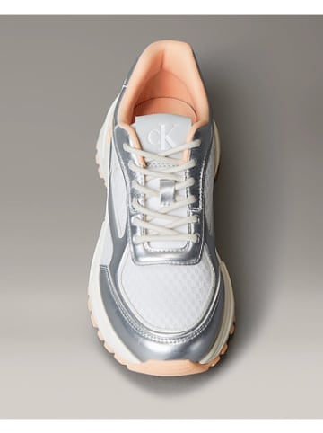 Calvin Klein Schuhe YW0YW02063 in Bright White/Silver/Florida Ether