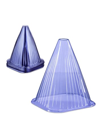 relaxdays 32 x Pflanzenhut in Lila - (B)19 x (H)22 x (T)19 cm