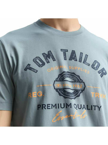 Tom Tailor T-Shirt 1er Pack in Mintgrün