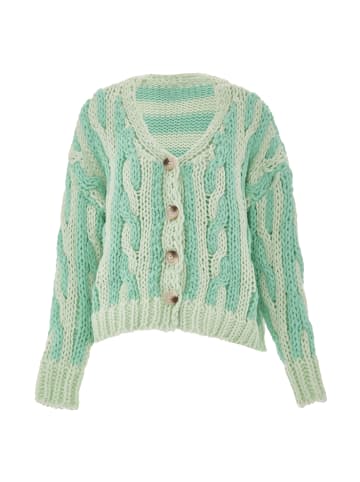 ebeeza Damen Strickjacke in Lagune