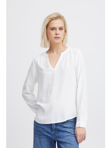 ICHI Langarm-Bluse IHMAIN Regular fit in Cloud Dancer