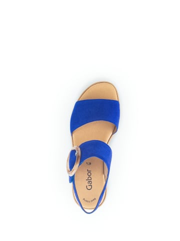 Gabor Fashion Plateau Sandale in blau