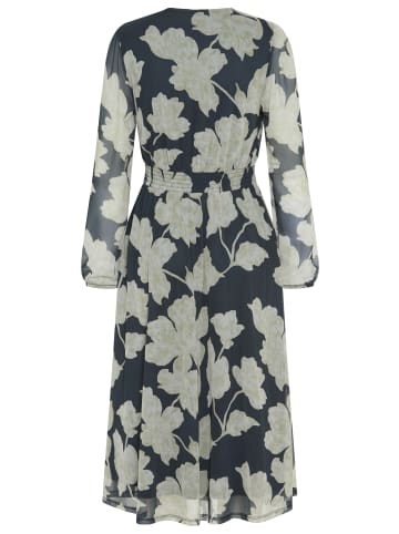 Laura Scott Meshkleid in marine-gemustert