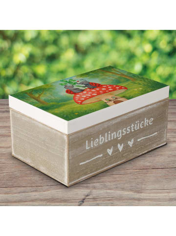 Mr. & Mrs. Panda Box Marienkäfer Fliegenpilz Design ohne Spruch in Weiß