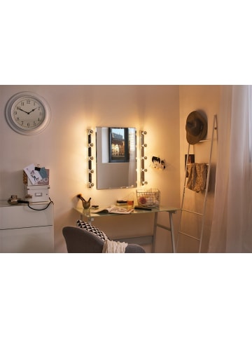 paulmann LED Wandleuchte Mirror Regula 5er in Chrom -H: 75mm B:650mm