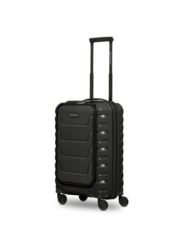 Smartbox Edition 01 4 Rollen Kabinentrolley 55 cm Laptopfach in black